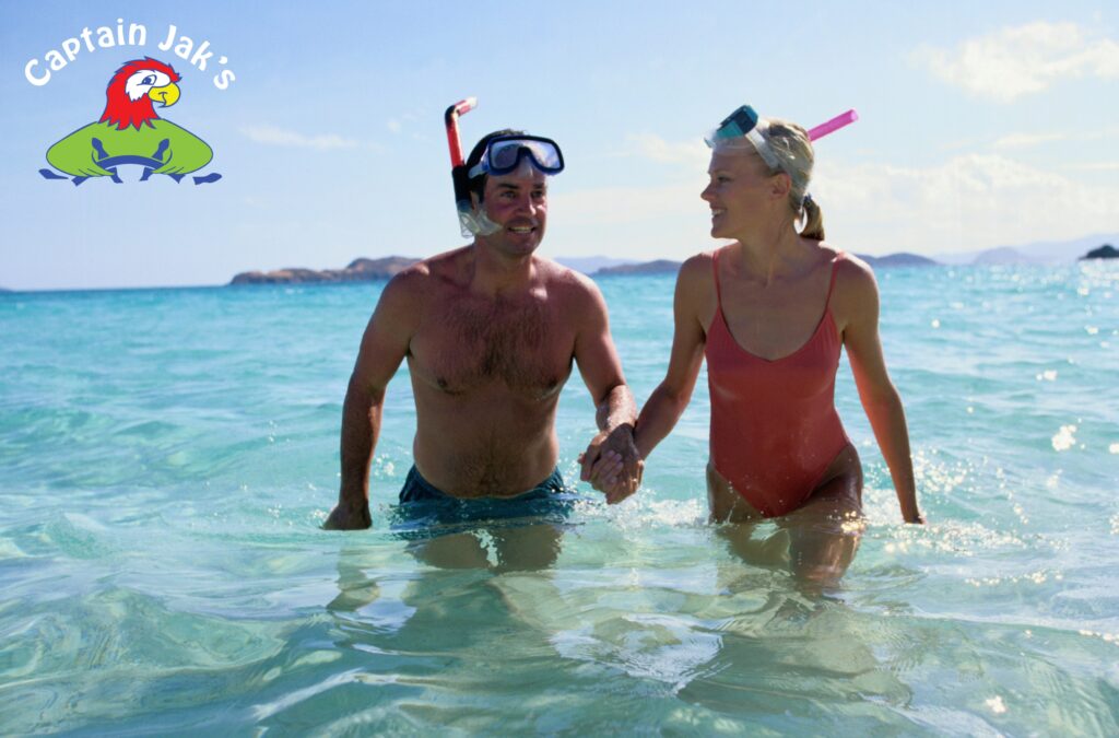 snorkeling at laughingbird caye placencia belize